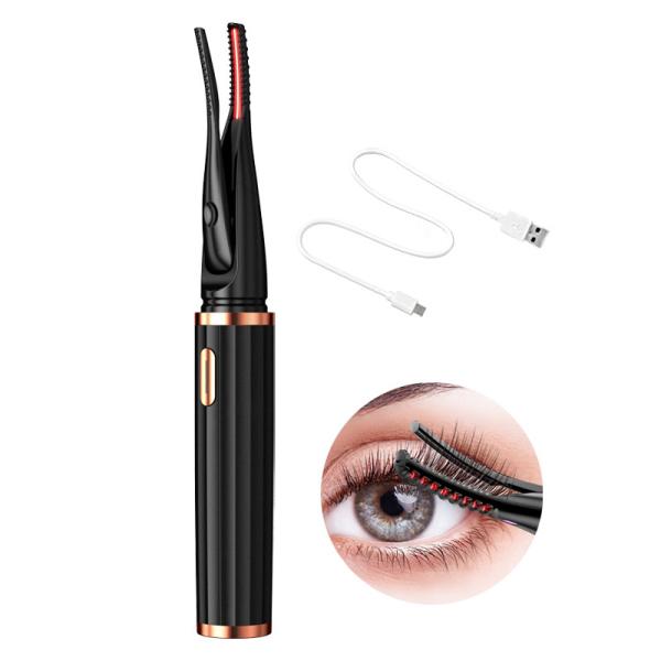 CE Certifeid Fast Heating Electric Eyelash Pen , 3D Heated Eyelash Curler For Lady