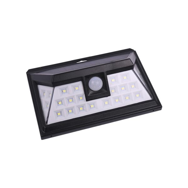 Lúmen alto posto solar esperto de PIR Security Light 5.5V 0.6W fixado na parede