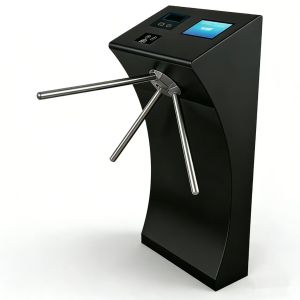 Black Color Turnstile Tripod with Unattended Card Dispenser Turnstile Motherboard