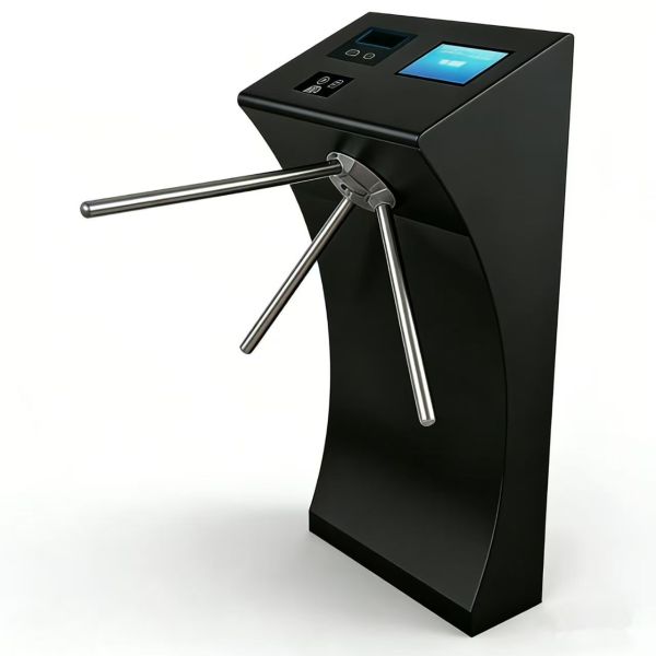 Black Color Turnstile Tripod with Unattended Card Dispenser Turnstile Motherboard