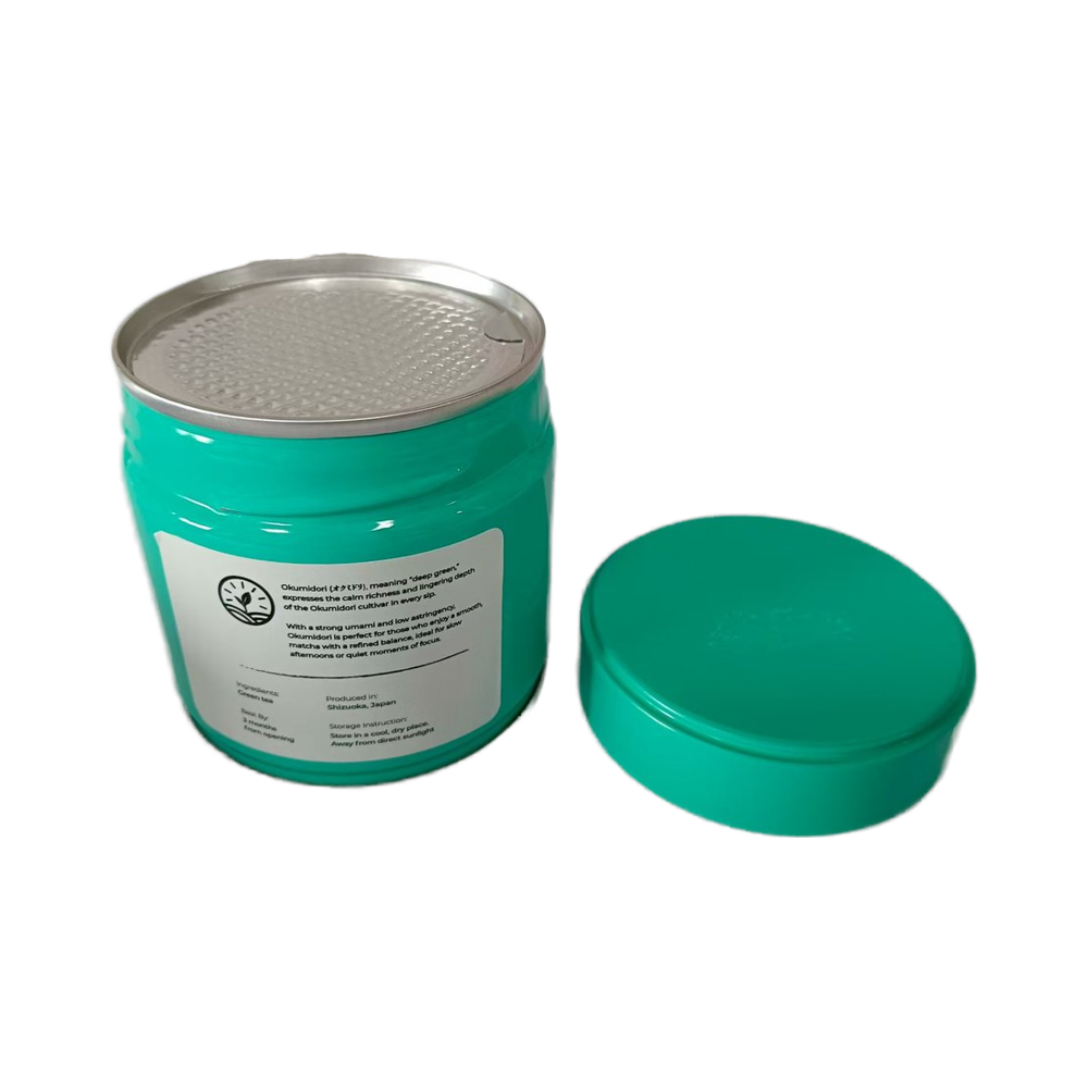 60*H60mm 60*H68mm Matcha Powder Tin Air Tight Seal Food Grade Tinplate Container Candy Small