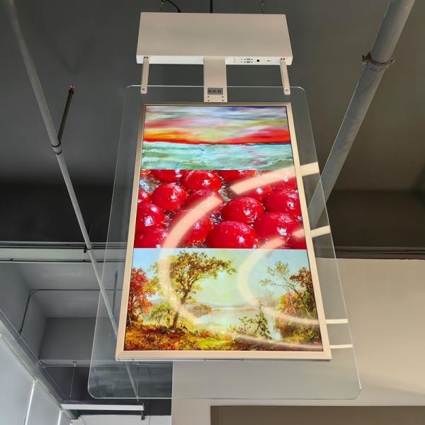 43 55 Inch Double Side Wall Mounted Digital Signage Advertising Hanging Digital Signage