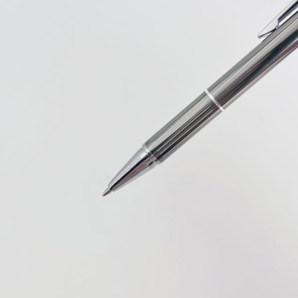 Bureau Papeterie stylo à bille en aluminium 1.0 mm à écriture fluide stylo à bille à logo personnalisé