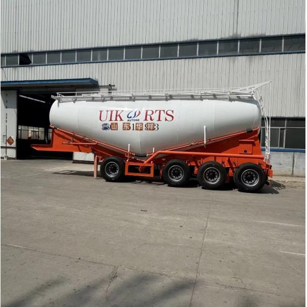 Truck Trailer Huaxiang 3 Axles 40 Cubic Meter Bulk Cement Powder Tank Semi Trailer