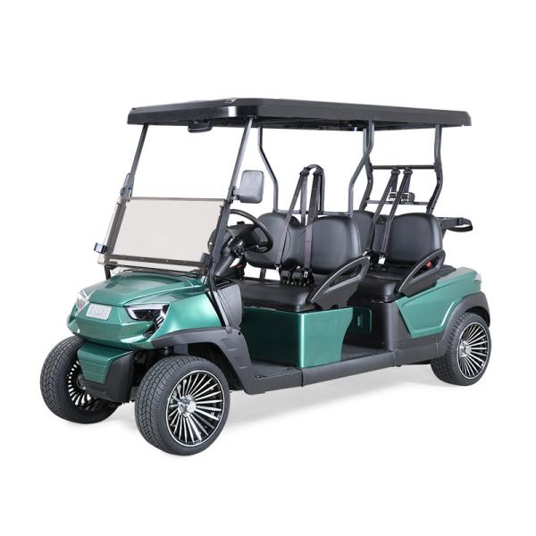 Electric Tour Golf Buggy 4 Seats For On And Off Course 48V Lithium Battery Strong Power Customizable Accessories