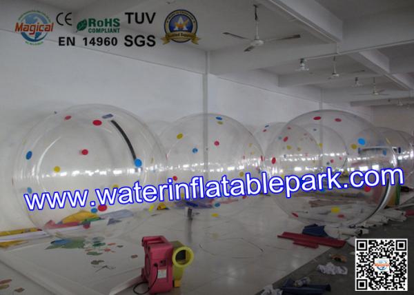 Adults Giant  Inflatable Human Water Bubble Ball Rental  CE / UL / ROHS