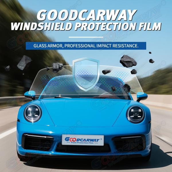 Windshield PPF 7mil TPU KPU Protective Film for Anti-Chip Front Glass Safety