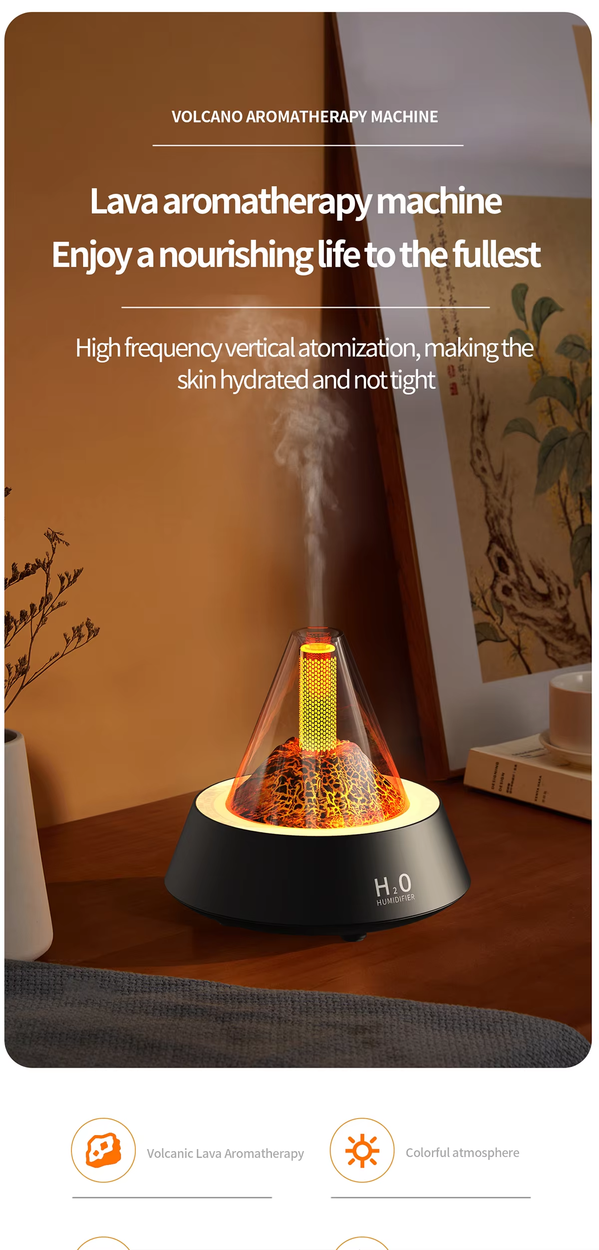 Custom Ultrasonic Aromatherapy Diffuser Mini USB Essential Oil Diffuser For Home Car Use