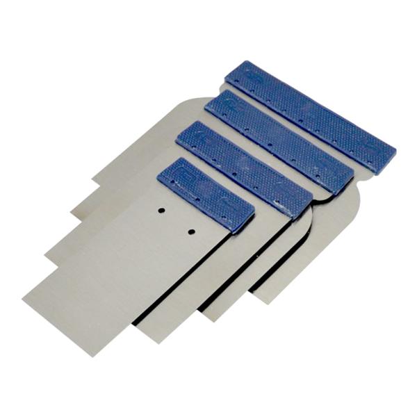 100mm 4Piece Flexible Stainless Steel Putty Knife Set Scraper Drywall Spatula Tool