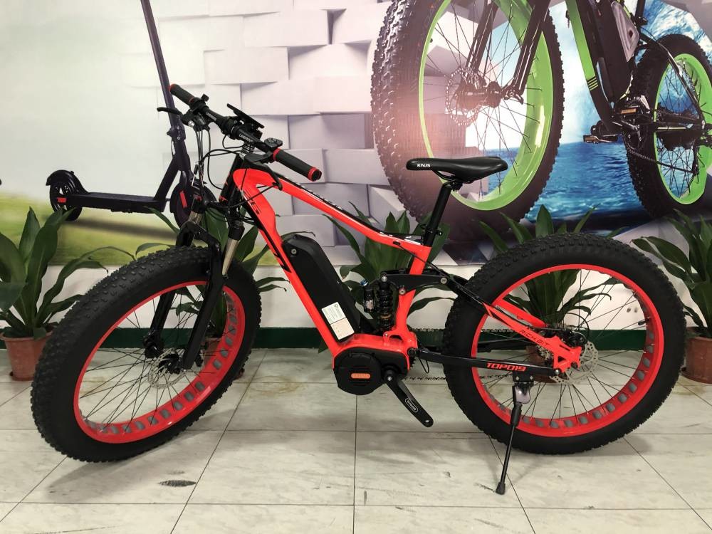 Привода подвеса Bafang велосипед 48v 1000w 13Ah снега автошины Ebike полного среднего жирный