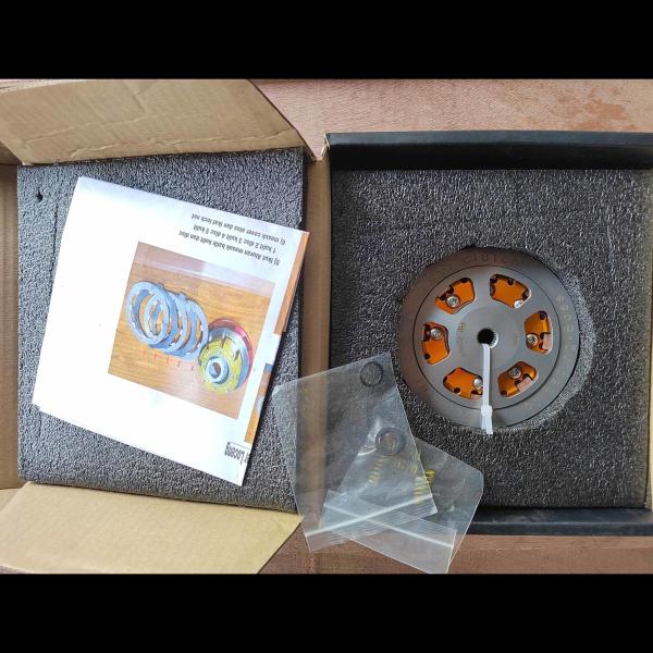 2pcs  Scooter Racing Clutch Silver Red Honda Clutch Kit Customizable