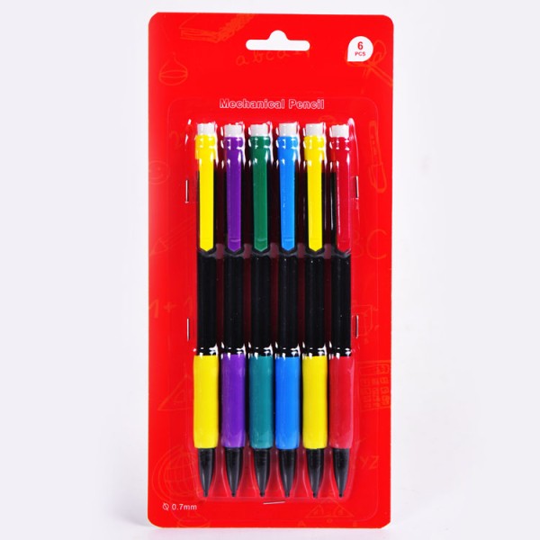 School student stationery promotional good quality mechanical pencil with eraser