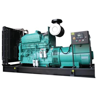 Cummins Kta38 G2 750KVA Cummins 600 Kw Diesel Generator Open Type Brushless
