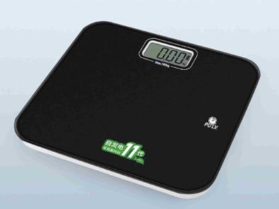 Eco Power Battery Free Auto Power Generated Weight Scale Black Color