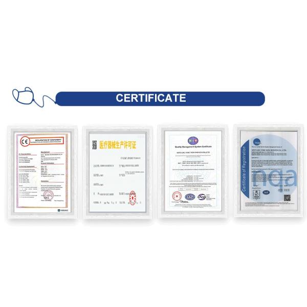 High Fluid Resistance Disposable Protective Wear PP SMS Without Shoe Cover