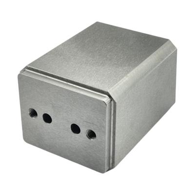 Piezas de aluminio mecanizadas por CNC con acabado anodizado para equipos industriales