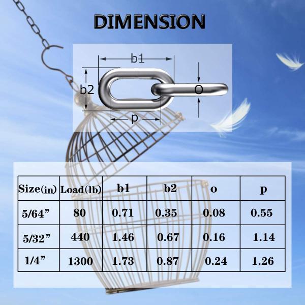 Поляк SS201 SS304 Нержавеющая стальная подъемная цепь DIN5685C DIN763 Ржавчина