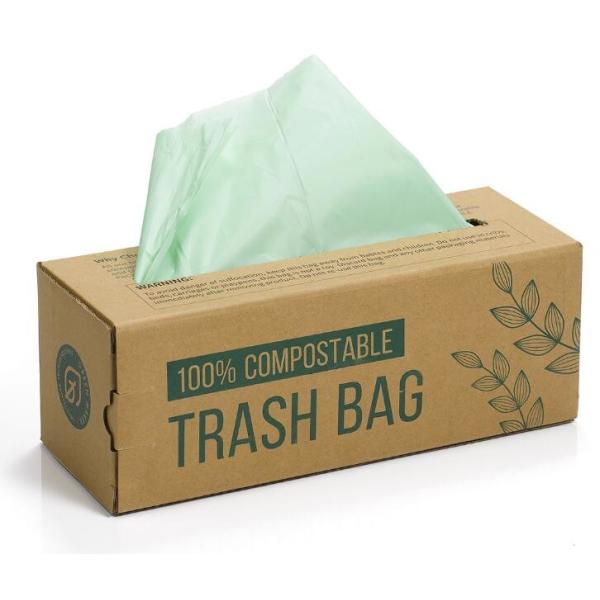 eco friendly biodegradable plastic compostable garbage bags, compostable biodegradable printed charity donation bag