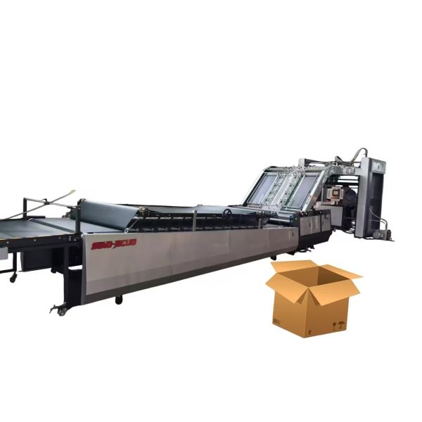 JIGUO FMZ-1650 Middle Speed Automatic Flute Laminating Machine ,Max laminating size:1650mm×1600mm,Working speed:0-100sheets/min 7000s/h