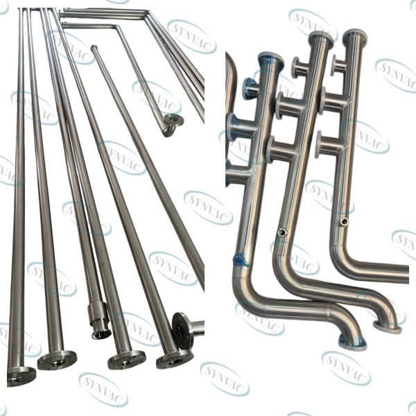 Mirror Polishing Wire Drawing Or Blasting Custom Vacuum Pipeline