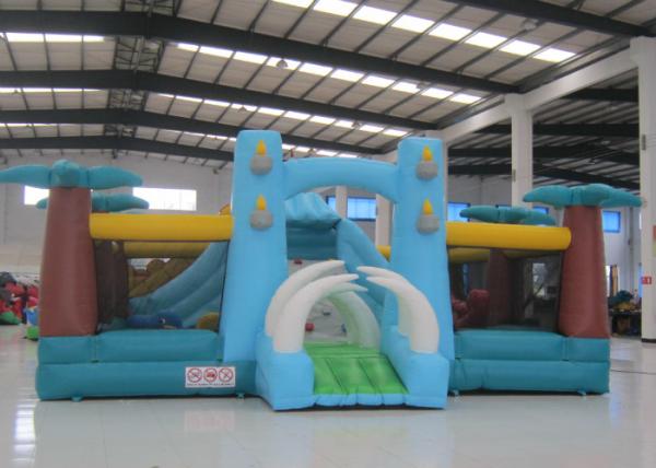 Attractive Dinosaur World Big Jumpy House , Outdoor Jurassic Park Kids Bounce House