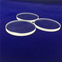 plat UV transparent rond de quartz de glace de quartz transparent de 1-20mm pour la clôture de quartz