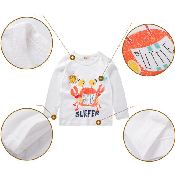 Children'S Sports Shirts Children'S Pullovers Boys' Long Sleeved T-Shirt Trend