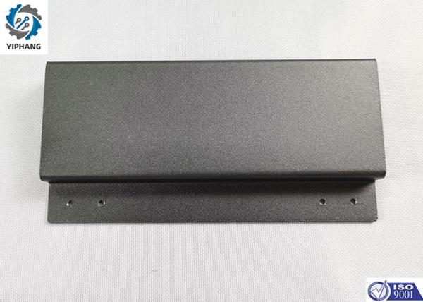 Precision Custom Sheet Metal Mounting Brackets 2mm Mild Steel Black Metal Brackets