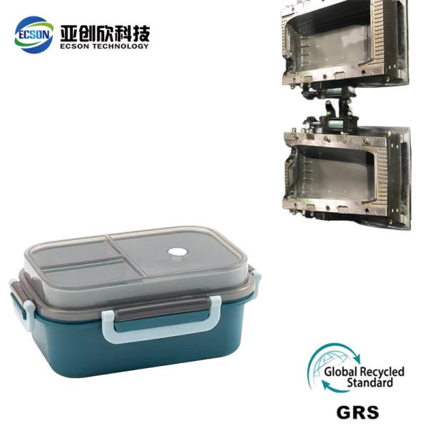 OEM Injection Molding red food PP Bento boxes