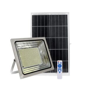 Cool White 150W Polysilicon Solar Floodlight Outdoor Waterproof Garden Security Lamp