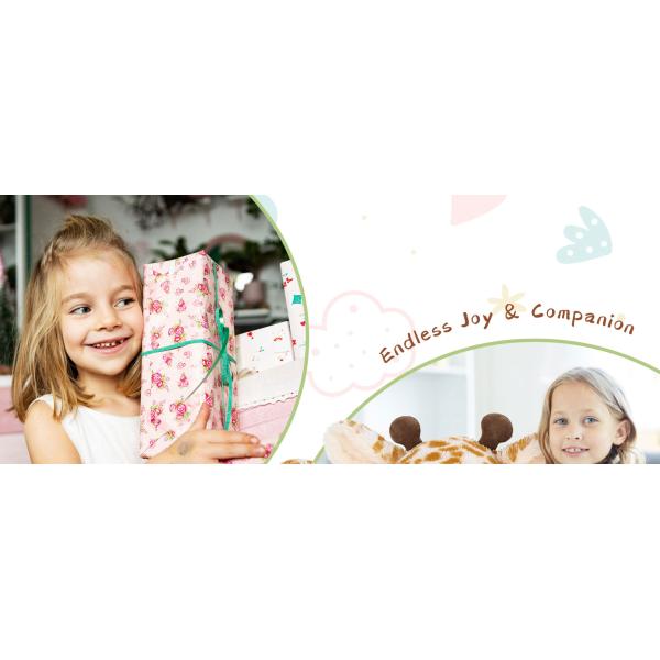 Big Giraffe Stuffed Animal  GirlsBig Giraffe Plush Toy Kids Stuffed Giraffe Hugging Soft Plush Pillow