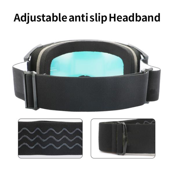 Custom Double Anti Fog Spherical Lens Ski Goggles for Adults Professional Design