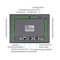 10 pouces HMI avec la capacité intégrée de programme de RAM 128MB 32K d'écran tactile de PLC