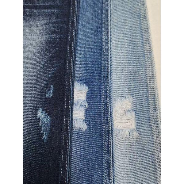 10.3OZ Stretch Free 90%Cotton Twill Style Woven Denim Fabric For Denim Jeans
