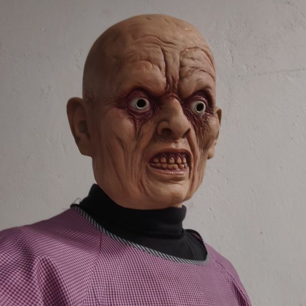 Breathable and Comfortable Latex Creepy Mask One Size Fit Most for Spooky Entertainment
