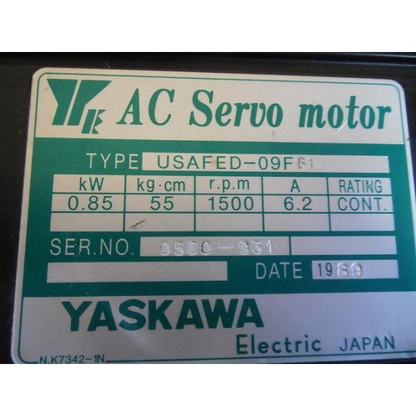 USAFED-09FB1 Yaskawa 0.85kw Big Powerful Electric Motors Control