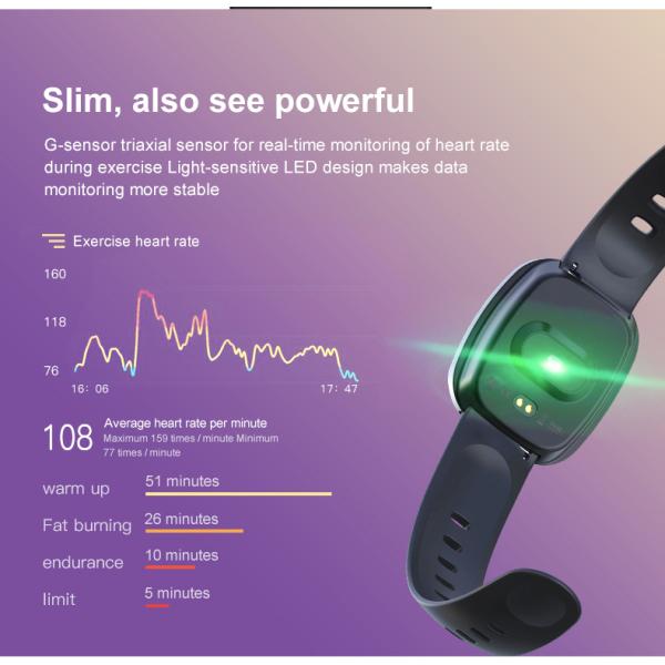 Андроид тарифа сердца здоровья Smartwatch GT105 кровяного давления IP67 для дозора Яблока