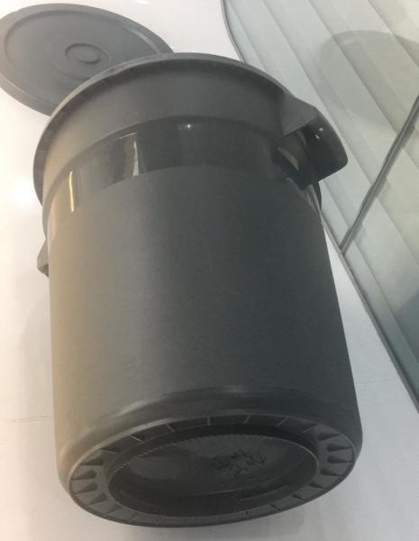 plastic dustbin for kitchen closed 40L Plastic Round Waste bin