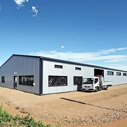 Simple Install Bolt Up Prefab Steel Workshop Factory Staff Living Quarters Prefabricated Industrial Storage Building