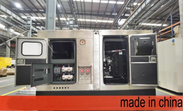 ISO9001 High Voltage Generator Set , 1000-2750KVA Electric Diesel Generator