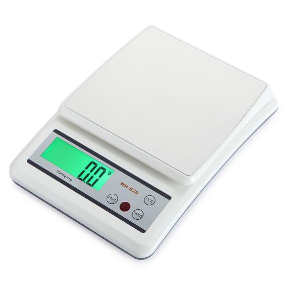 Balance de comptage numérique WH-B20 10 kg 0,1 g pour la mesure du poids des aliments, fonction tare et arrêt automatique par Weiheng