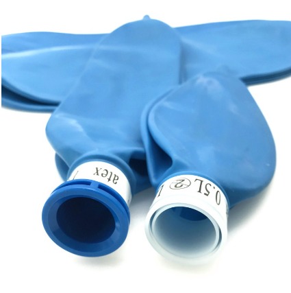 Sac respiratoire pour anesthésie vétérinaire sans latex bleu 0.5L-5L connecteur 22 mm pour la ventilation des animaux