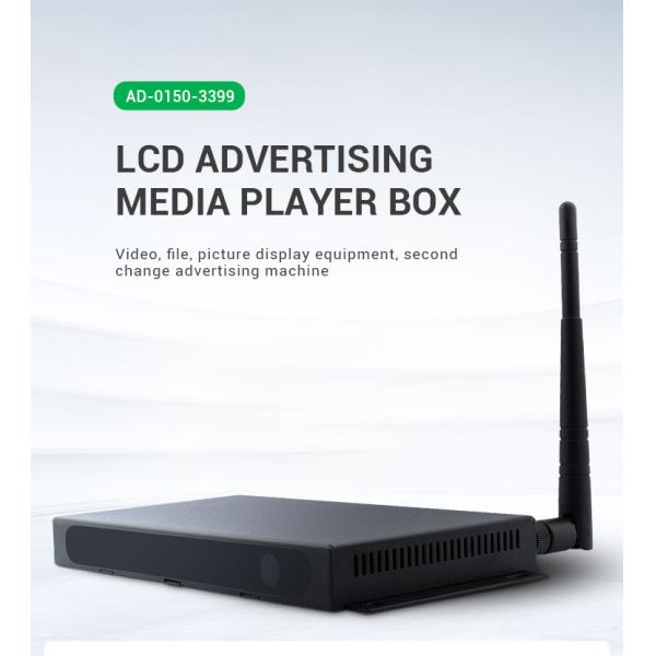 LAN 4G C.P.U. WIFI BT Rockchip RK3288 коробки игрока Signage цифров случая металла опционный