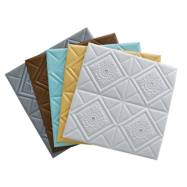1200x2800mm 3D PE Foam Wall Stickers Eco Friendly For Damaged Walls