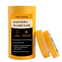 A fita amarela original de pintura multi-superfície protege superfícies para interiores e exteriores