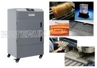 Amortiguador gris del humo del laser del móvil, extractor del humo del laser con el sistema múltiple del filtro