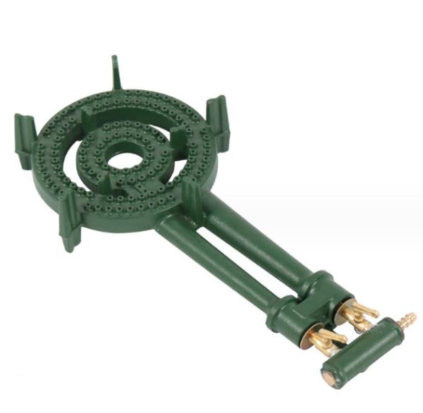 Factory Direct C30 Outdoor Stove Portable Cast Iron Stove Gas Cooker Barbecue Stove LPG Gas Double Ring