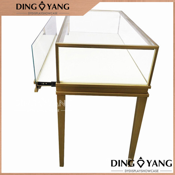 OEM прямоугольный витрина украшений из нержавеющей стали