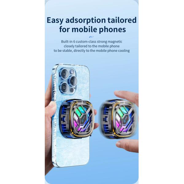 Telefono móvil Semiconductor magnético de cinta trasera radiador de enfriamiento universal X76