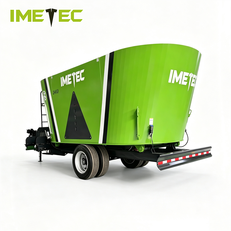 Heavy Duty Vertical Trailed Feed Mixer Wagon PTO Driven TMR Mixer For Beef Cattle Ranch